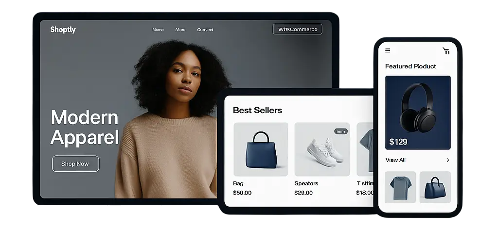 Online Store Mockup Image